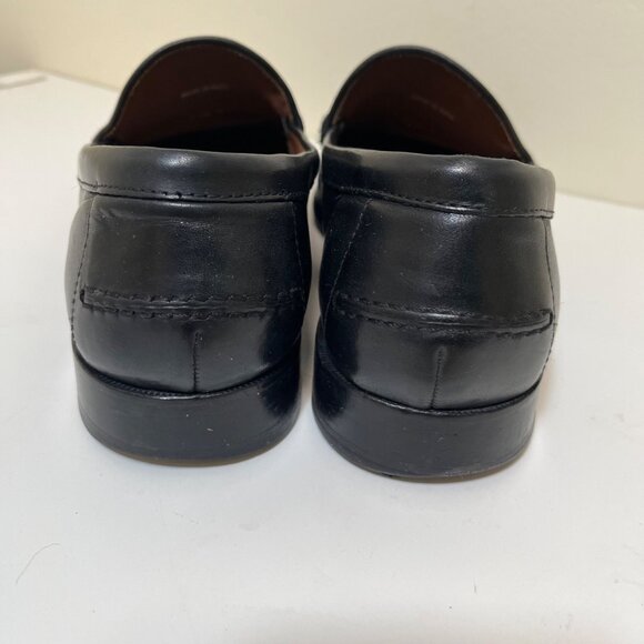 Cole Hann Black Leather Horse bit Loafers Pinch Gotham 8.5 Men\'s Made In India